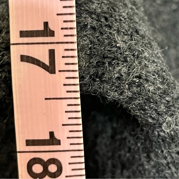 World Market Charcoal Recycled Yarn Knit Lounge Pants Size Small / Med Wide Leg - Picture 6 of 13